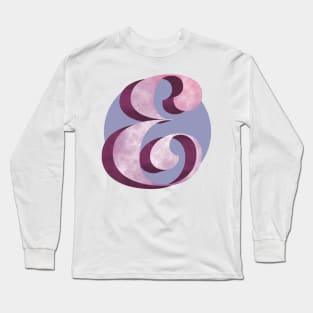 Letter E Monogram Long Sleeve T-Shirt